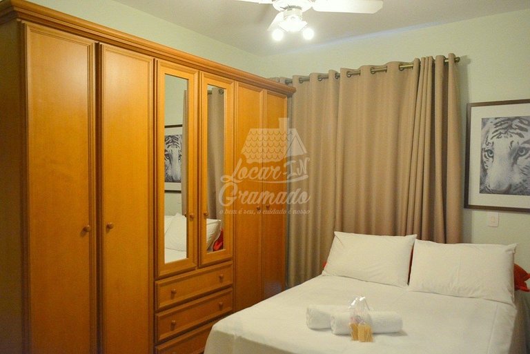 Apartamento Centro de Gramado, próximo a Rua Coberta