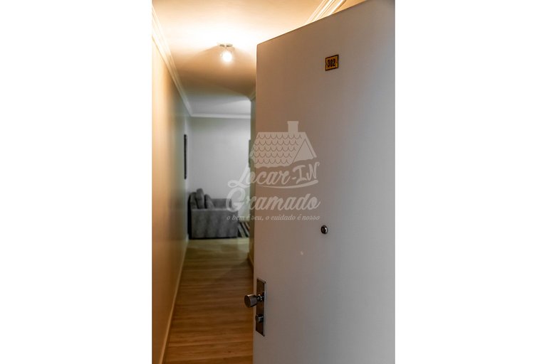 Apartamento Centro Gramado, 100 m da Rua Coberta