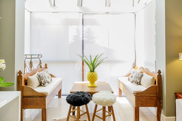 Apartamento Gramado Belíssimo 30m da Rua Coberta