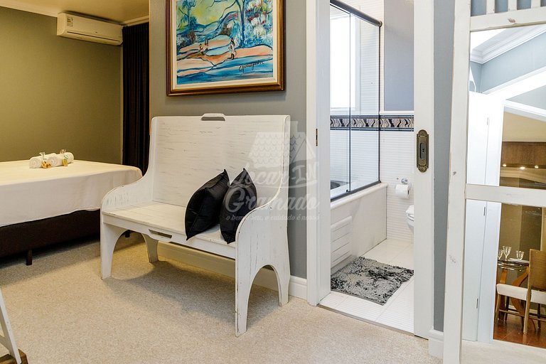 Apartamento Gramado Belíssimo 30m da Rua Coberta