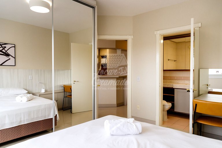 Apartamento Gramado próximo a rua coberta