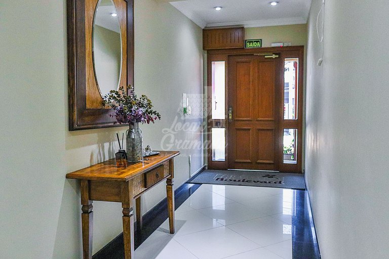 Apartamento Coração de Gramado 30 m da Rua Coberta