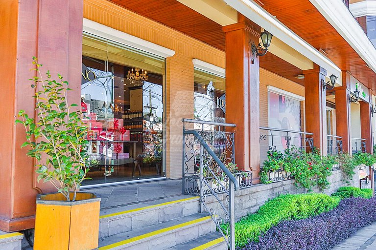 Apartamento Coração de Gramado 30 m da Rua Coberta