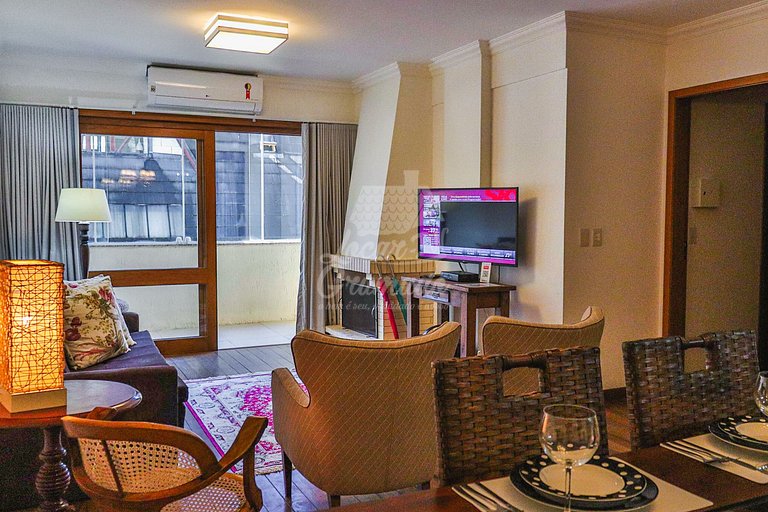 Apartamento Coração de Gramado 30 m da Rua Coberta