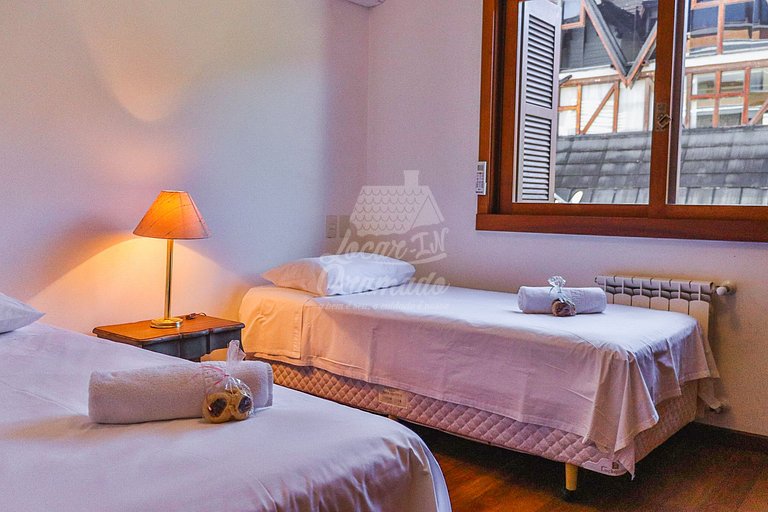 Apartamento Coração de Gramado 30 m da Rua Coberta