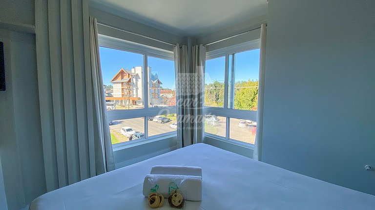 Apartamento p/ 9 Pessoas na Rua Coberta em Gramado RS