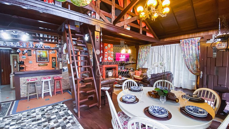 Casa Ampla em Gramado, próxima ao centro