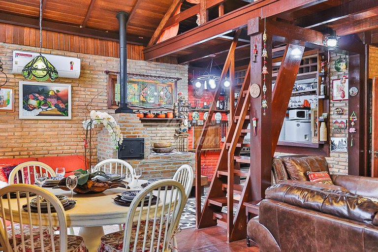 Casa Ampla em Gramado, próxima ao centro