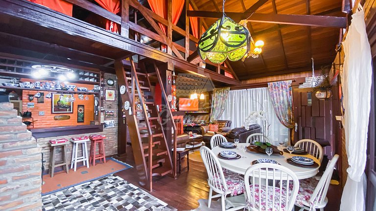 Casa Ampla em Gramado, próxima ao centro