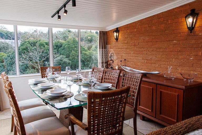 Apartamento Gramado, 20m da Rua Torta