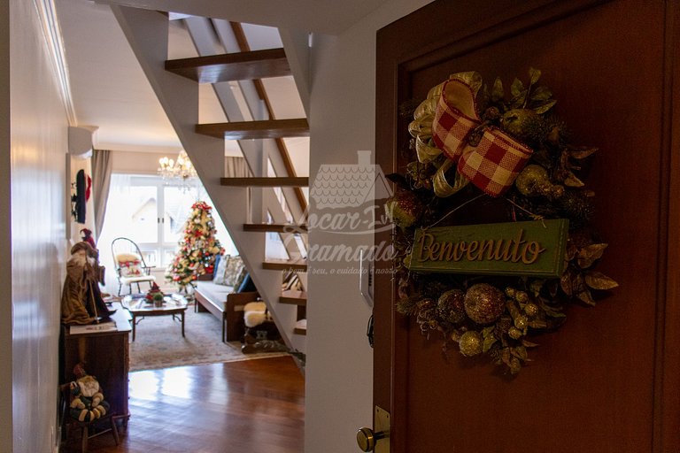Apartamento Gramado, 20m da Rua Torta