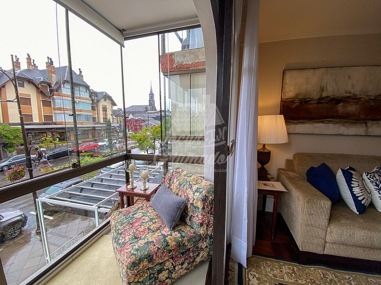 Apartamento a 100m da Rua Coberta