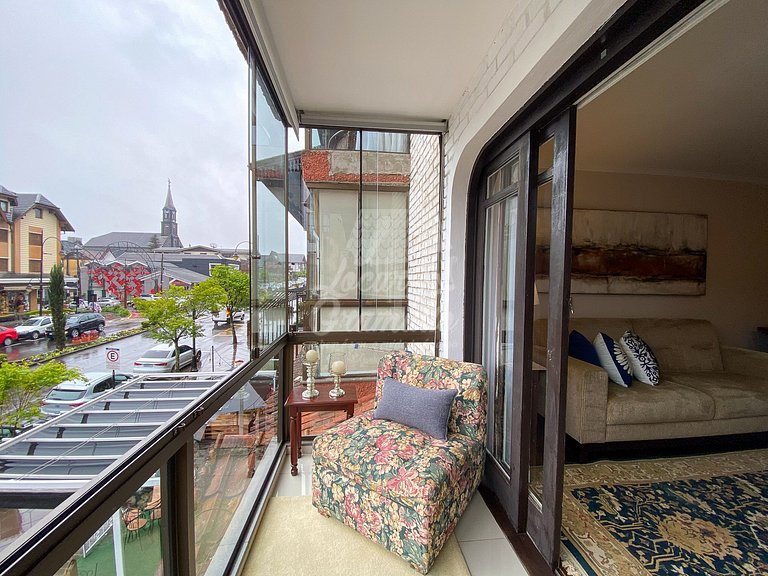 Apartamento a 100m da Rua Coberta