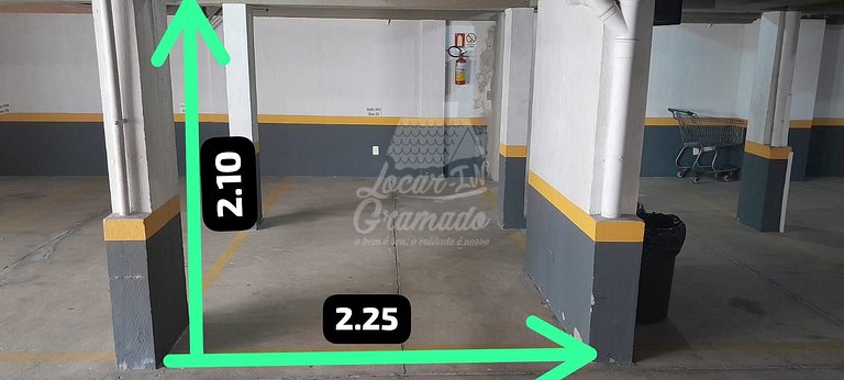 Apartamento Gramado próximo a rua coberta