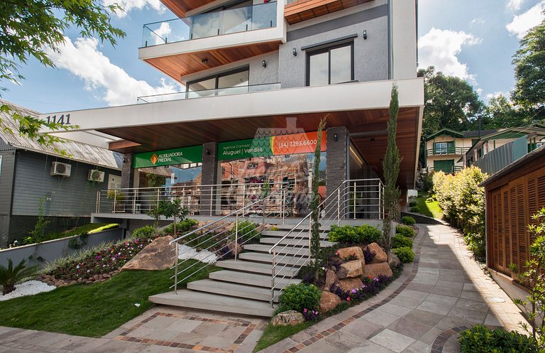 Locar -in Gramado Apto Finesse Centro Lindissimo I