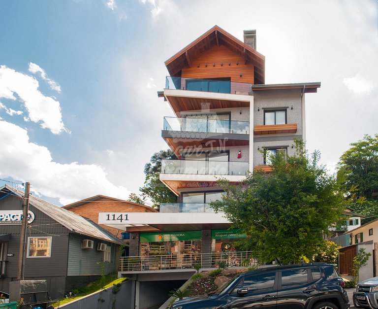 Locar -in Gramado Apto Finesse Centro Lindissimo I