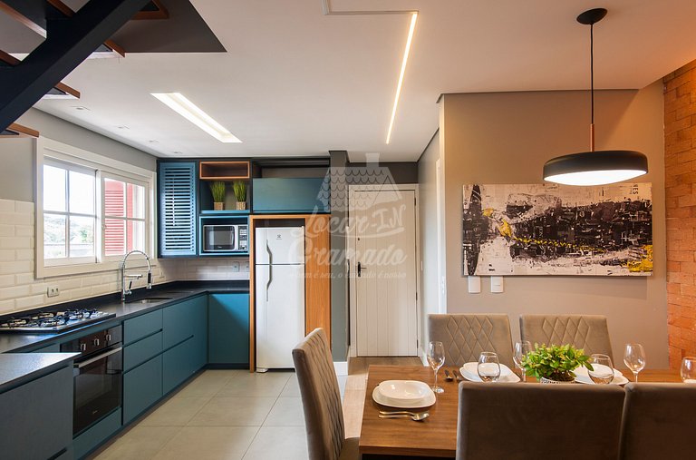 Apartamento Amplo, Gramado, 50m da Igreja de Pedra