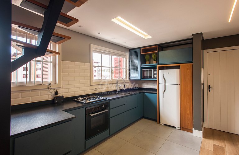 Apartamento Amplo, Gramado, 50m da Igreja de Pedra