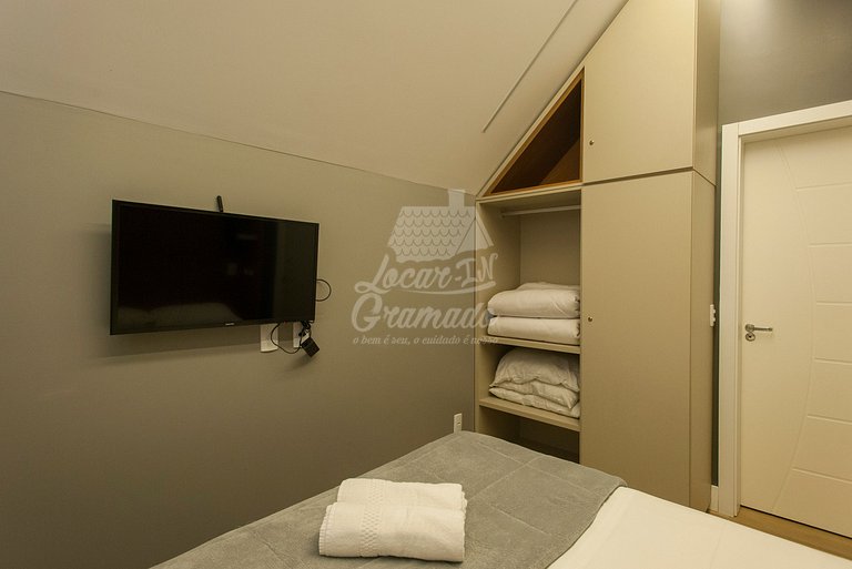 Apartamento Amplo, Gramado, 50m da Igreja de Pedra