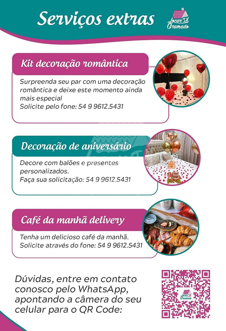 Apartamento Amplo, Gramado, 50m da Igreja de Pedra