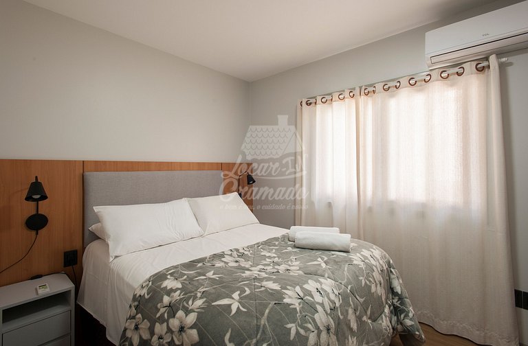 Apartamento Centro de Gramado, próximo a Rua Coberta