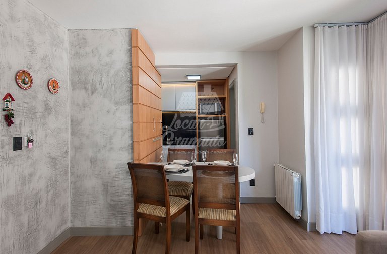 Apartamento Centro de Gramado, próximo a Rua Coberta