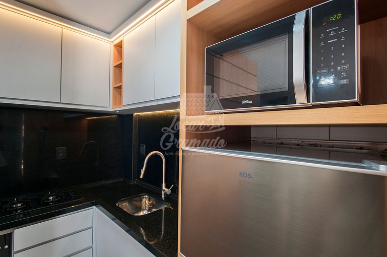 Apartamento Centro de Gramado, próximo a Rua Coberta