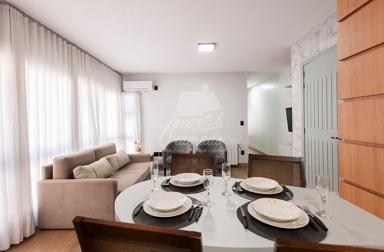 Apartamento Centro de Gramado, próximo a Rua Coberta