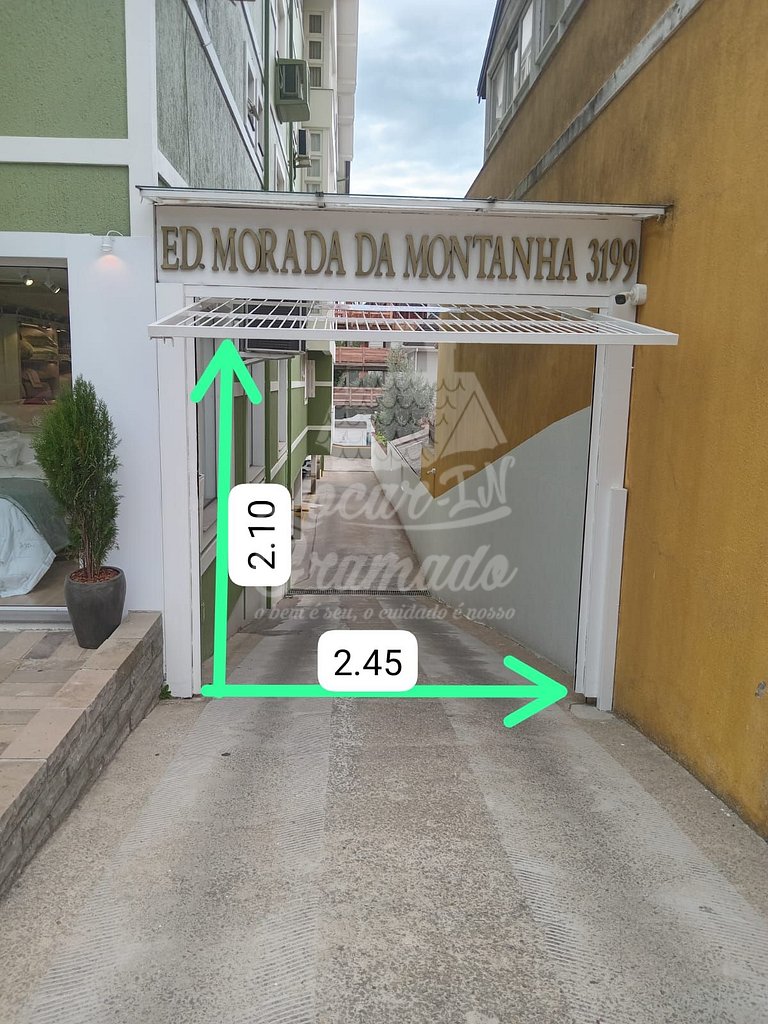 Apartamento Centro de Gramado, próximo a Rua Coberta